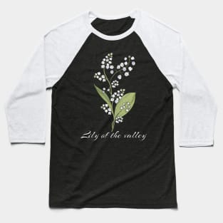 Spring flower Lily of the valley-Spring flowers May lily Baseball T-Shirt